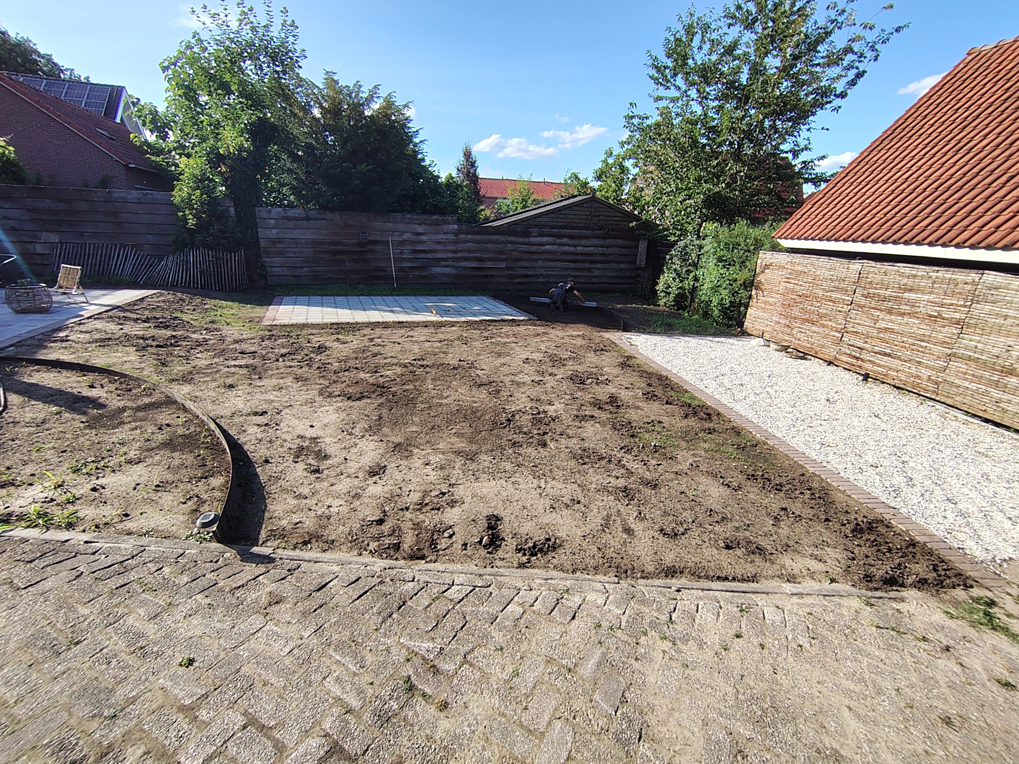 Voor: 70m2 Gazon aanleg (Asperen)
